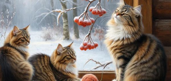 Сибирская кошка: русская душа в пушистой шубе