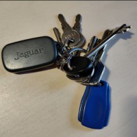 Найдена связка ключей с брелоком ягуар