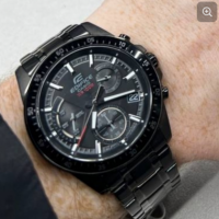 Утеряны часы мужские черные классические Casio Edifice