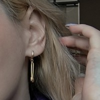 Утеряны сережки- скрепки