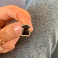 Потеряна сережка мишка tous черная