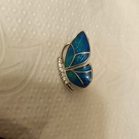 Потеряна серебряная серёжка бабочка