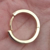 Серьга круглая